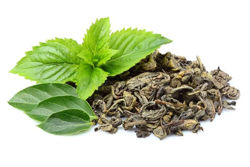 Dried Green Tea Leaves - Image 2
