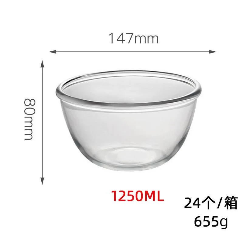 Green-Apple Tempered Glass Bowl - Image 2