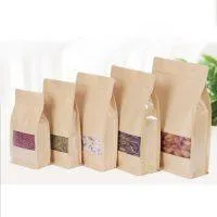 Kraft Ziplock Bag