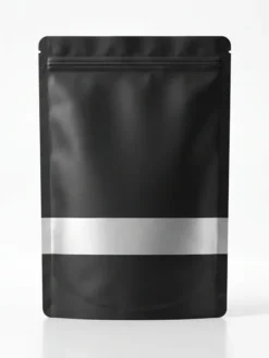 Black Aluminum Plastic Ziplock Bag