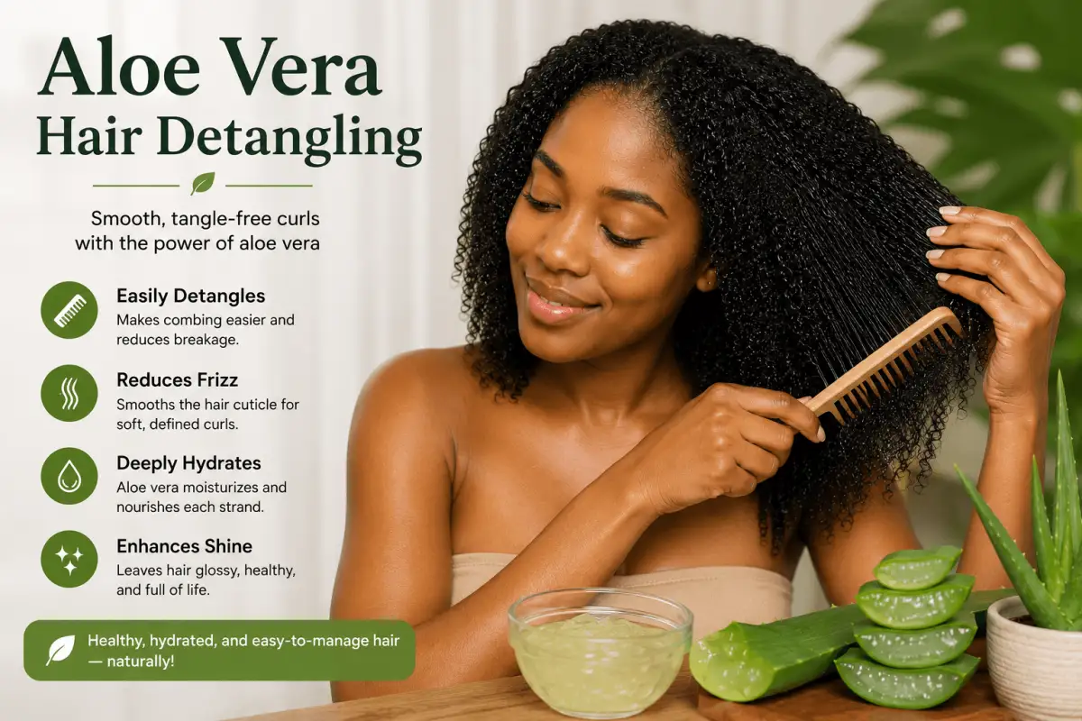 aloe vera hair detangling