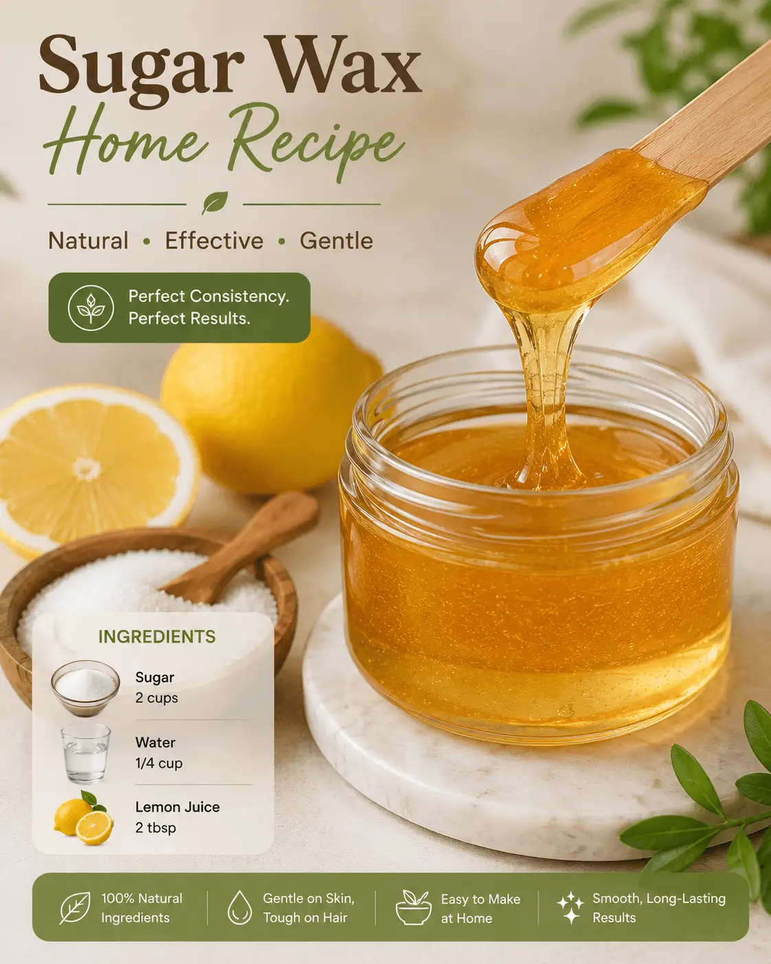 sugar wax home recipe