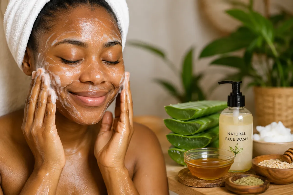 natural face wash